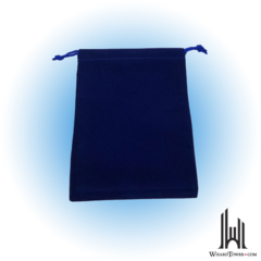 Dice Bag Suedecloth Large Royal Blue